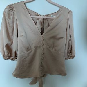 Champagne Sateen Shirt